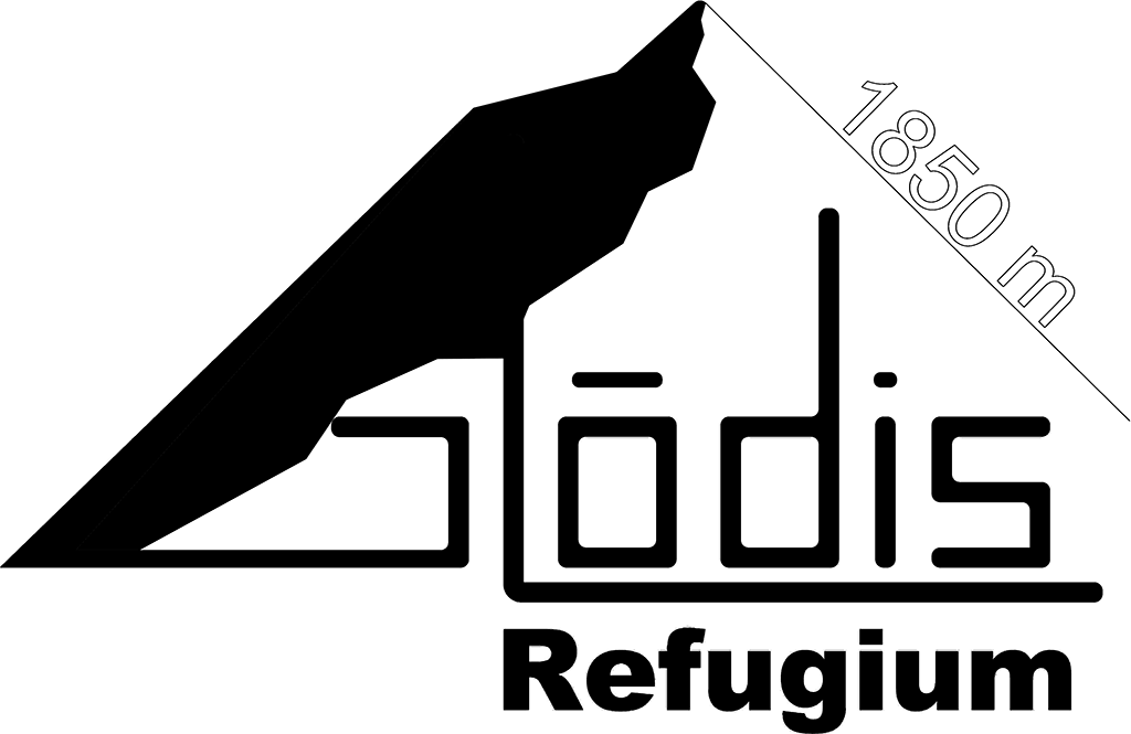 logo transparent gloedis refugium black